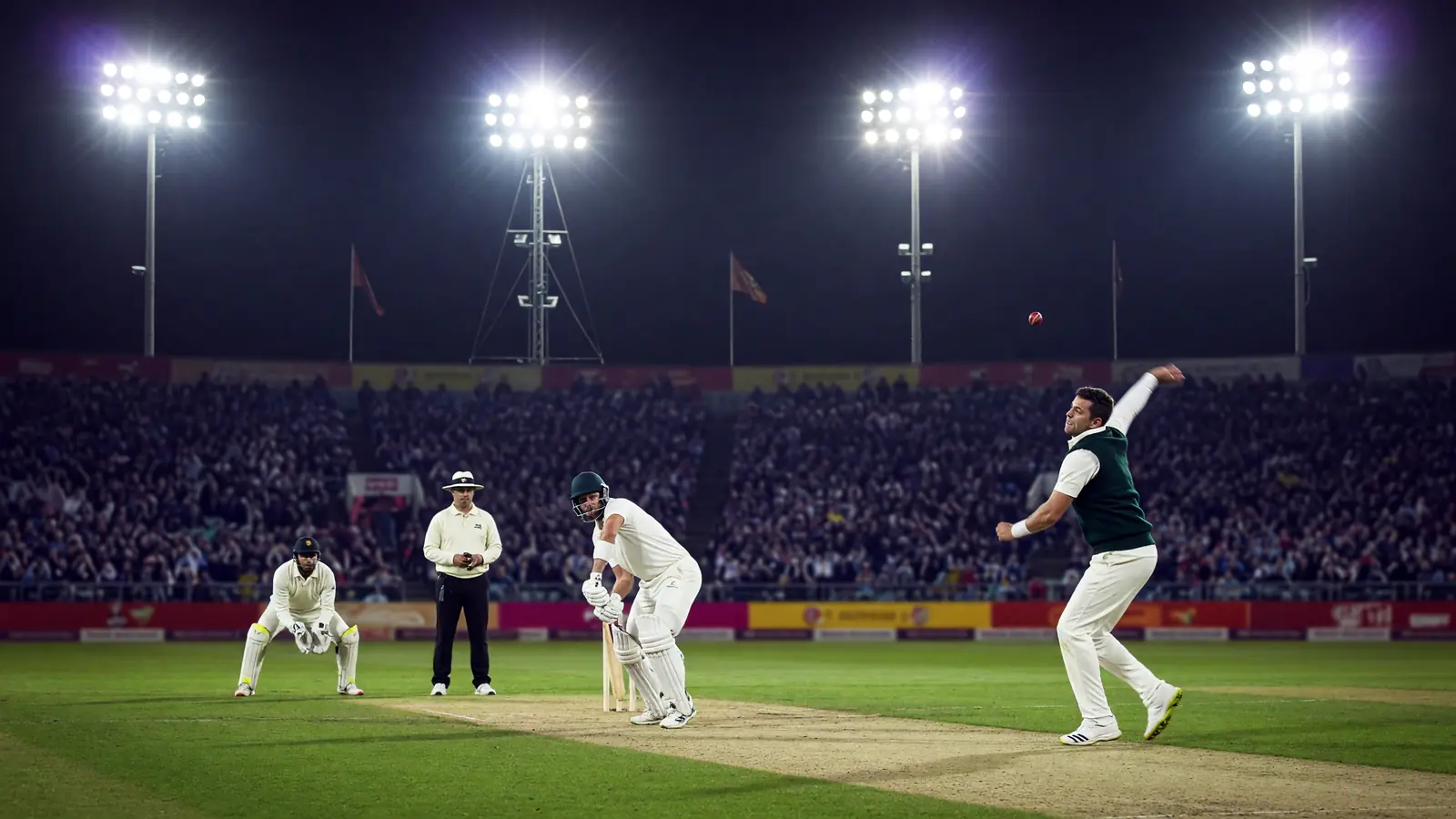 Fans celebrating a winning moment during a match