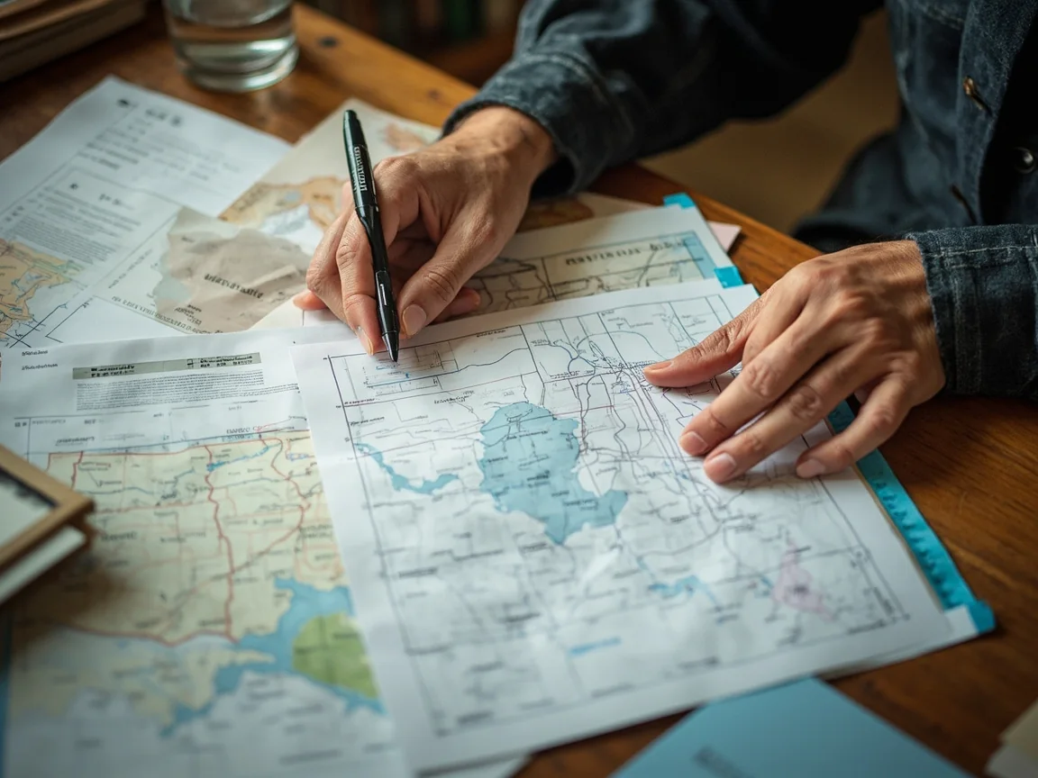 A map desk for jurisdiction research